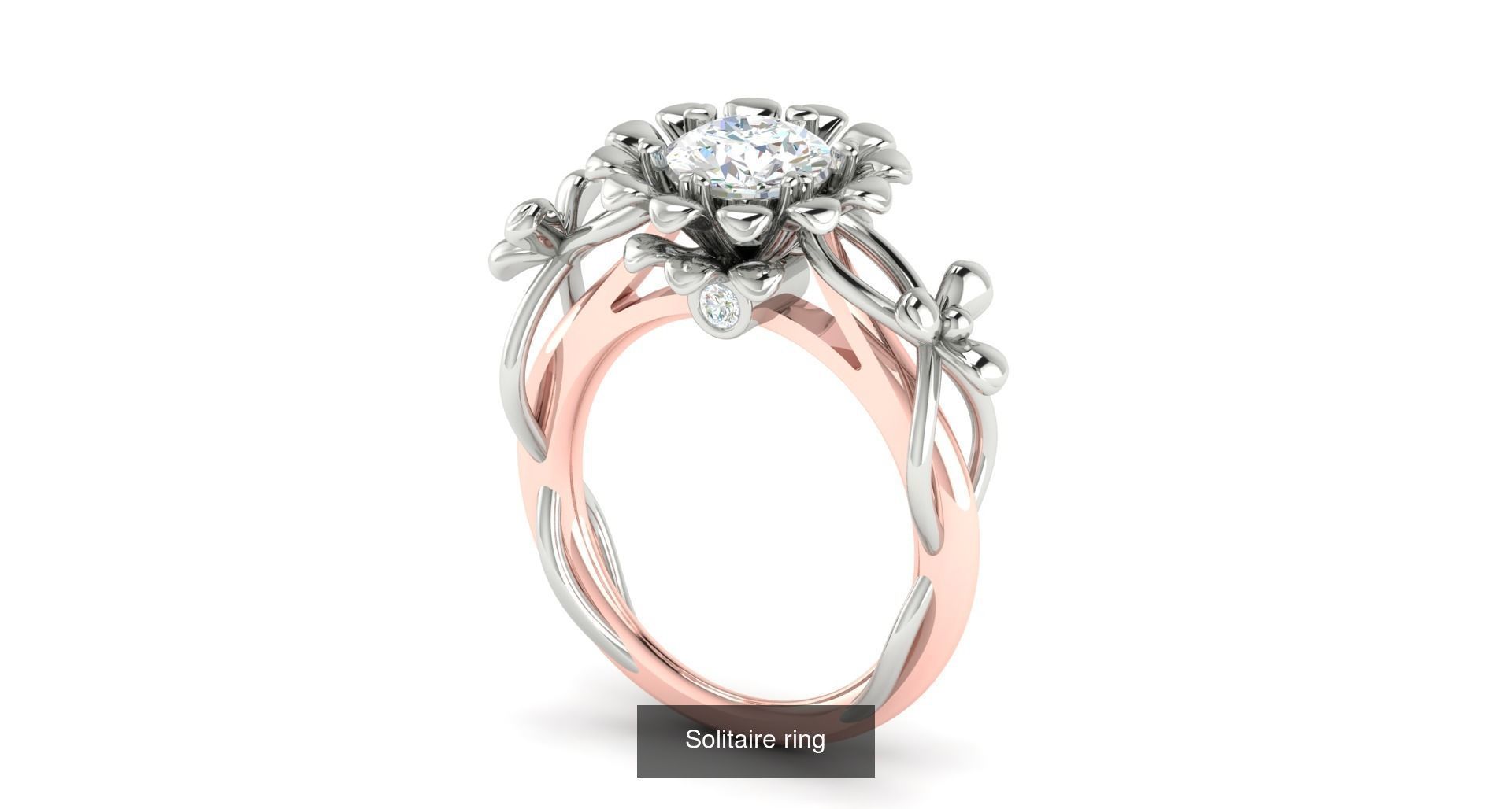 204 Solitaire ring 3D Model Collection_56