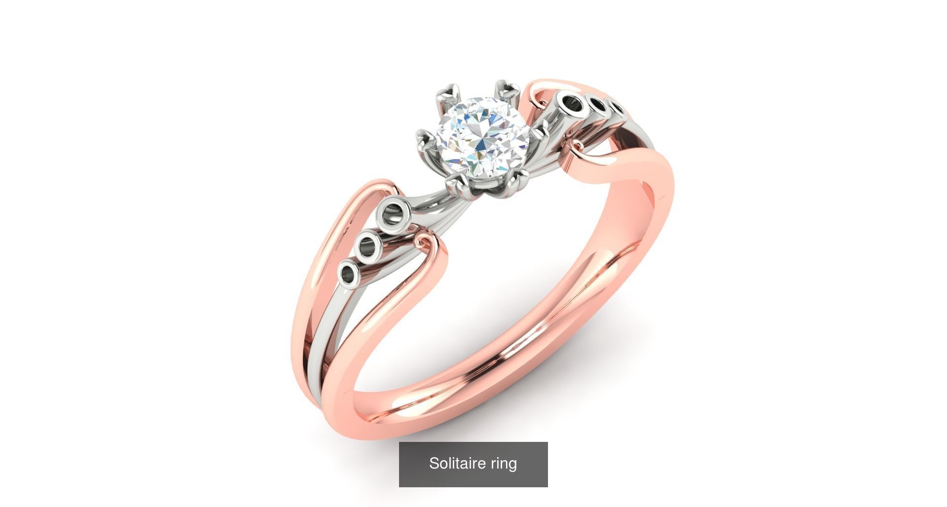 204 Solitaire ring 3D Model Collection_182