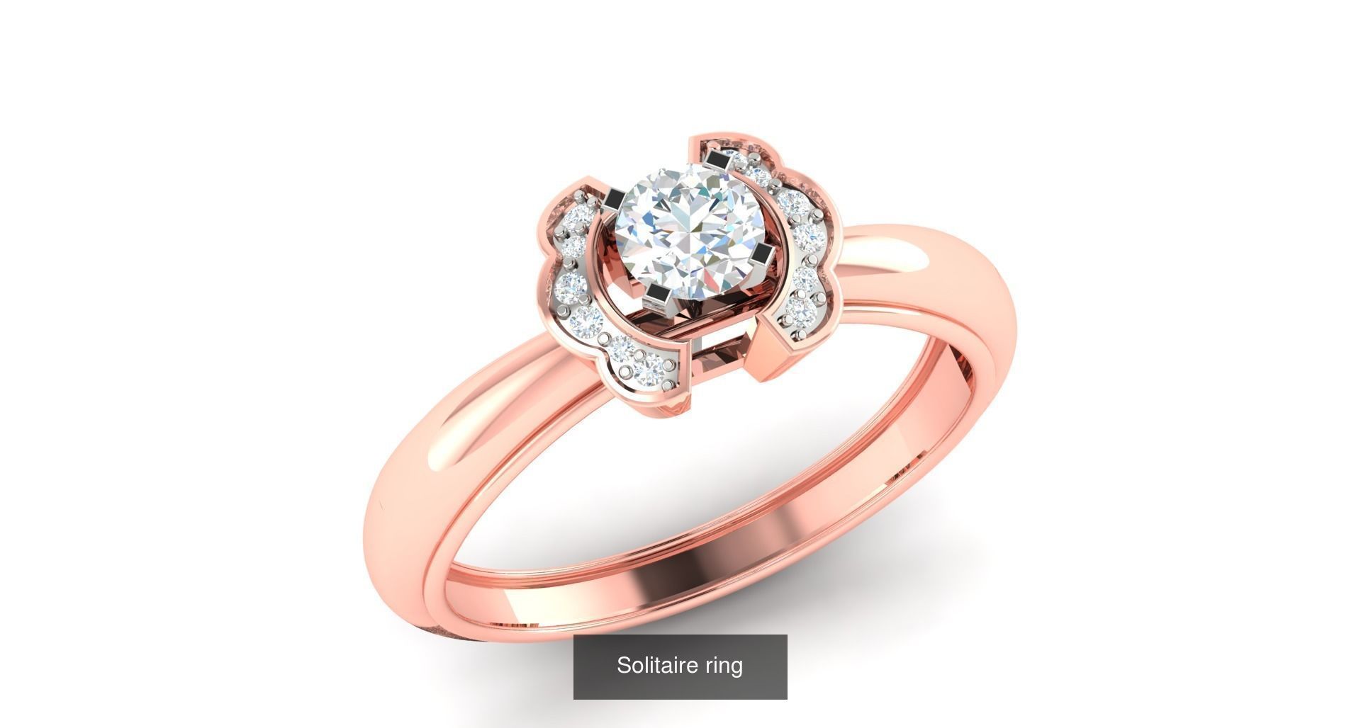 204 Solitaire ring 3D Model Collection_199