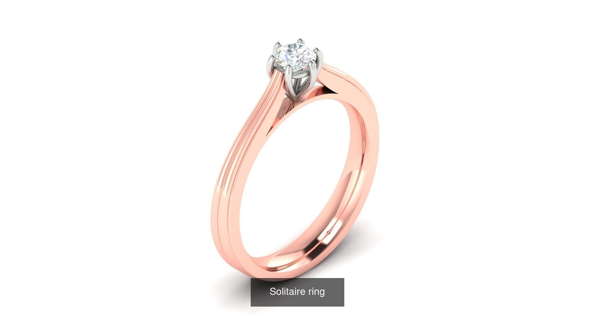 204 Solitaire ring 3D Model Collection_96