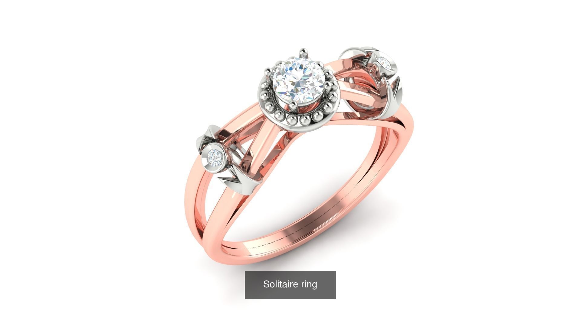204 Solitaire ring 3D Model Collection_170