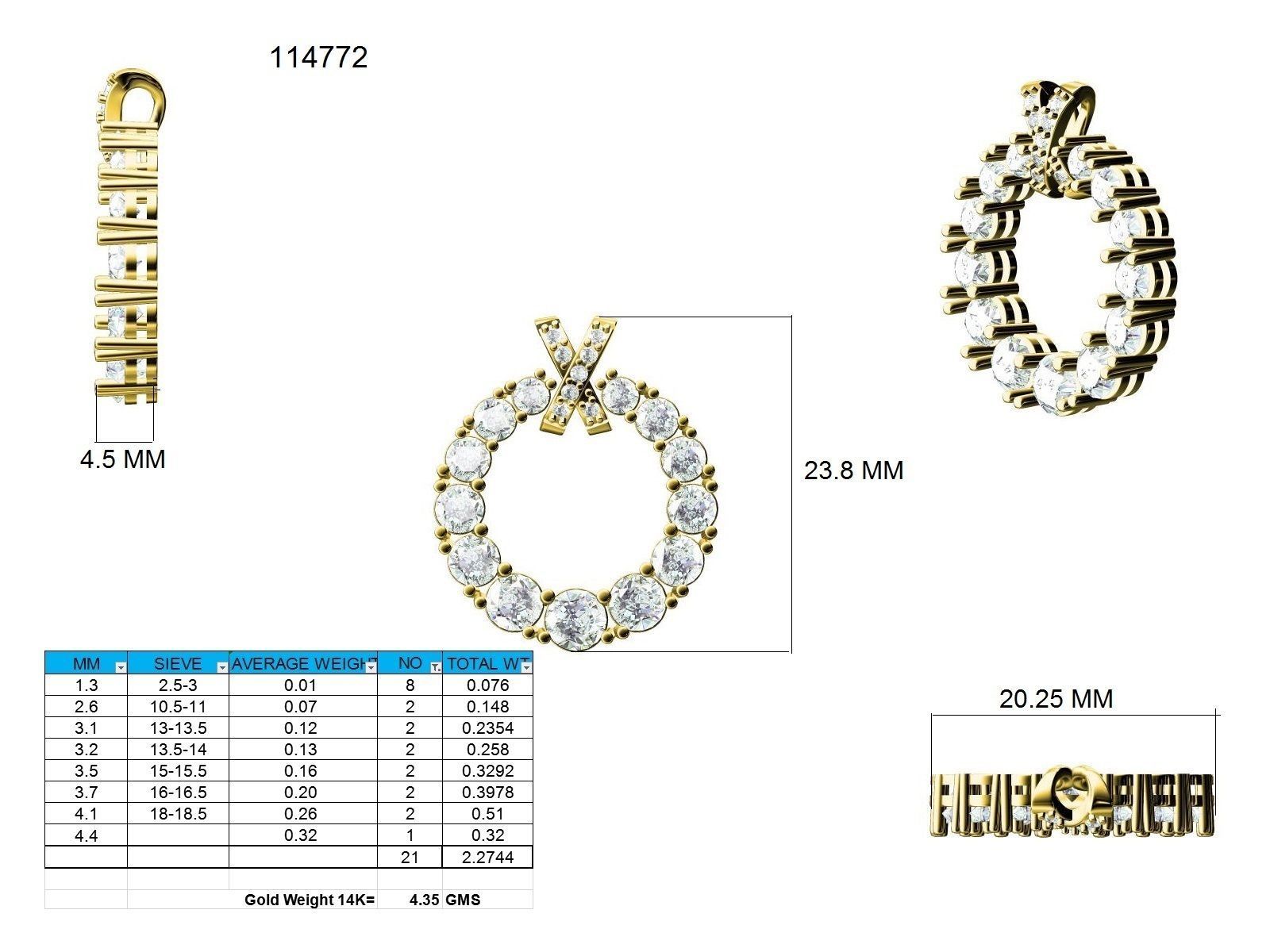 Pendant - 114772 3D print model_9