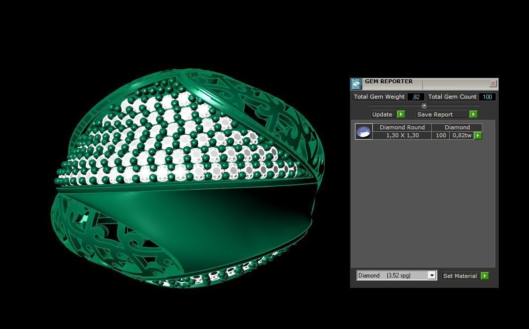 Woman Rings 3D 3D print model_3