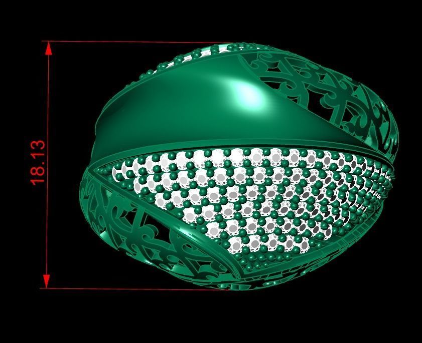 Woman Rings 3D 3D print model_4