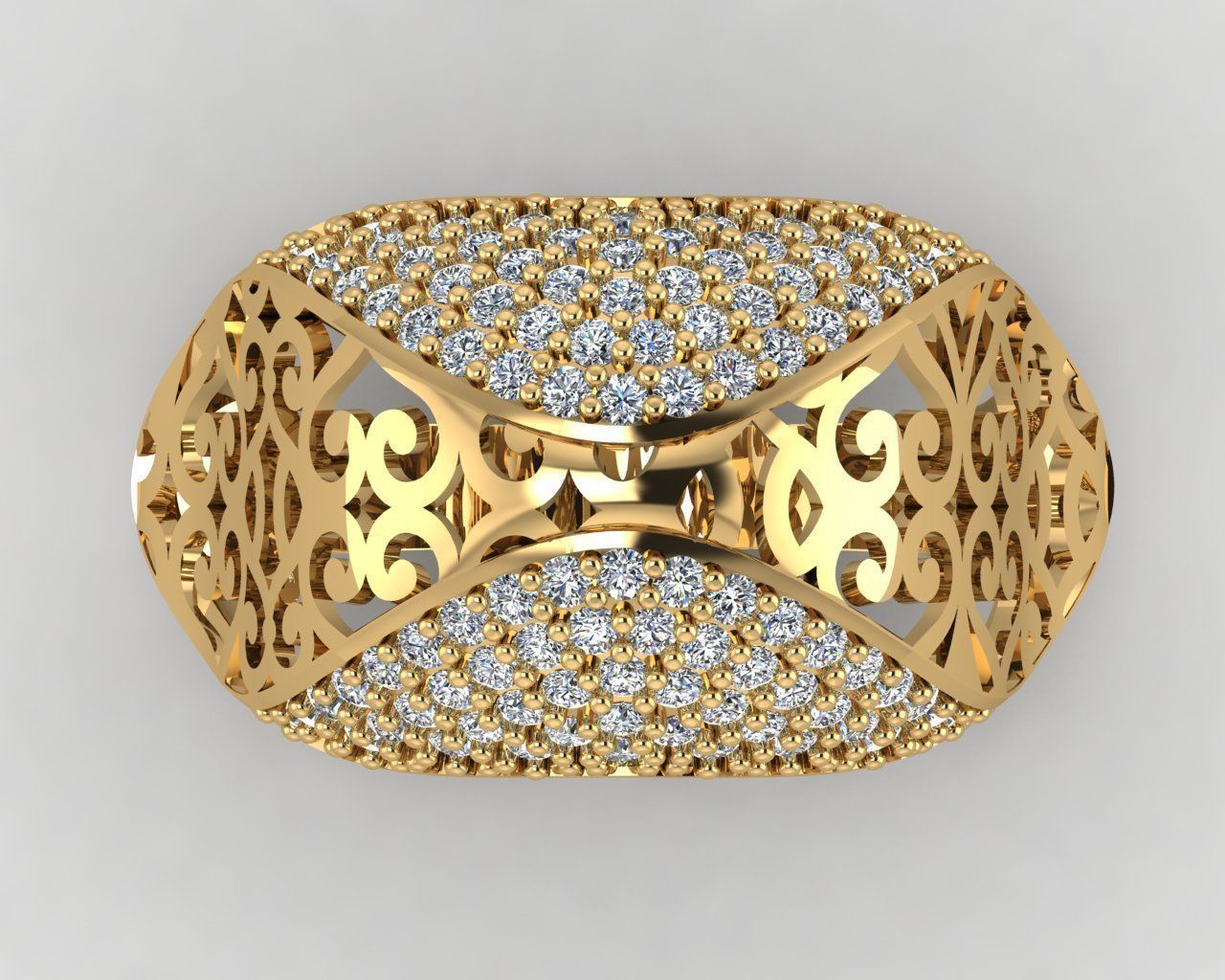  Woman Rings 3D 3D print model_2