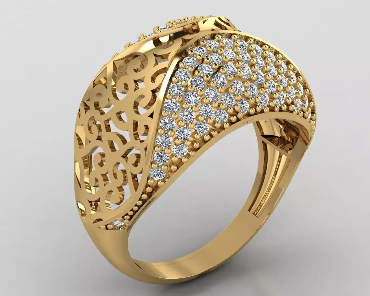  Woman Rings 3D 3D print model_0