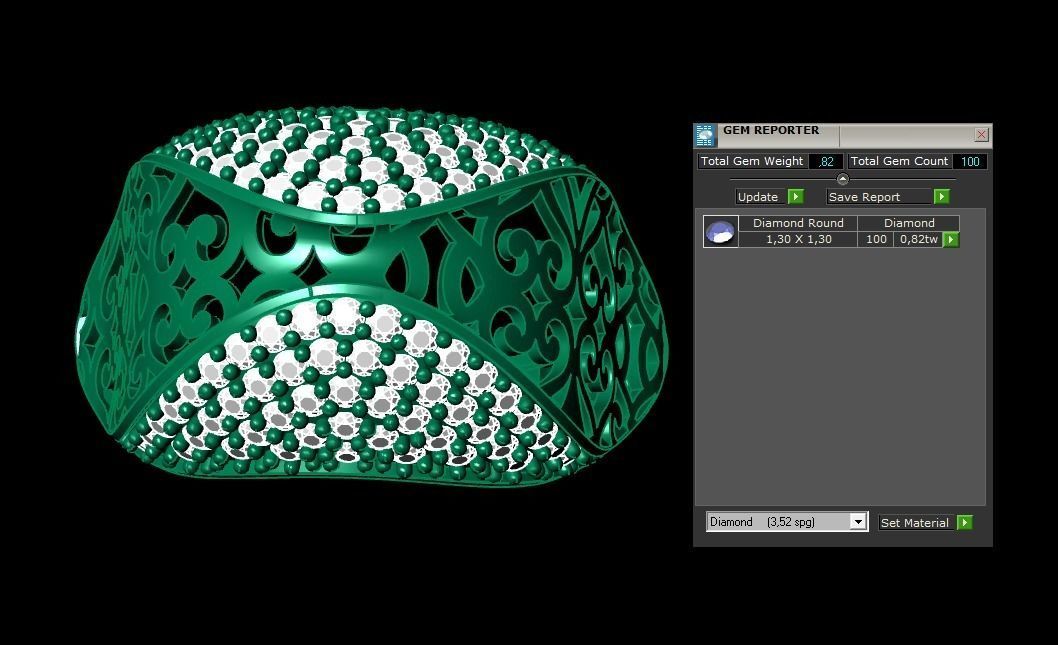  Woman Rings 3D 3D print model_3