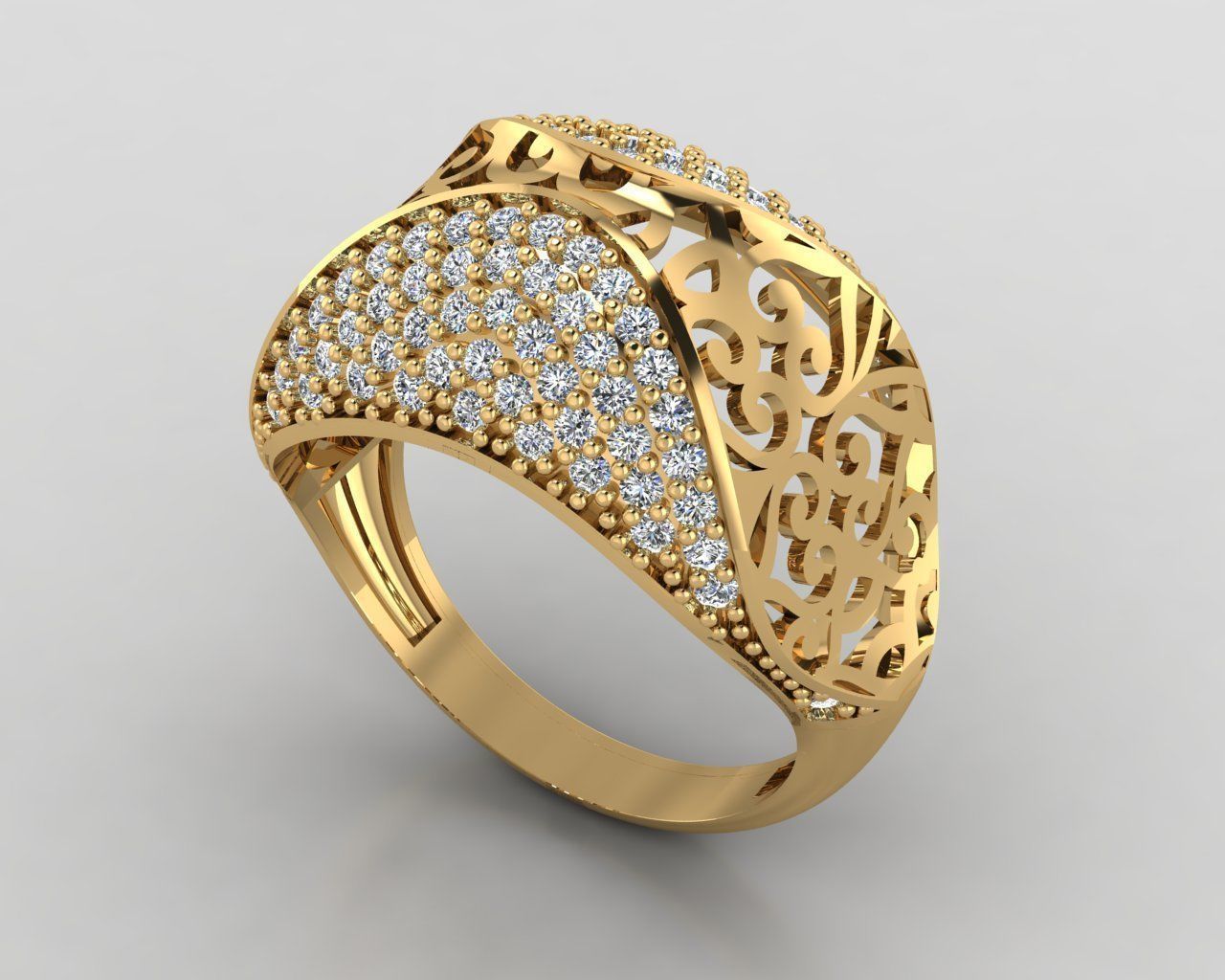  Woman Rings 3D 3D print model_1