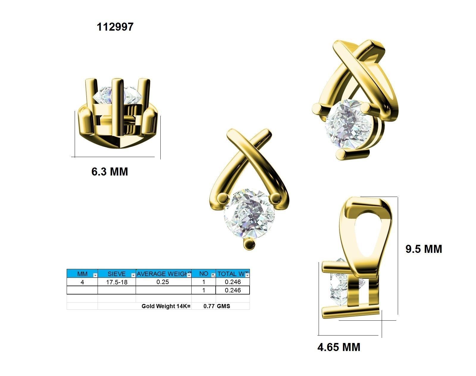 Pendant - 112997 3D print model_9
