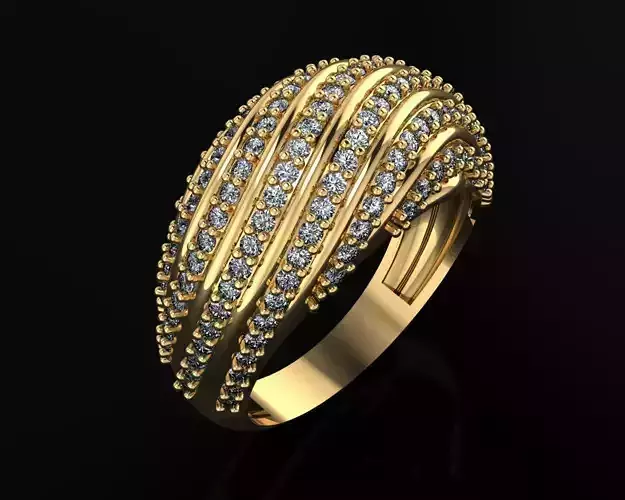 Woman Rings 3D