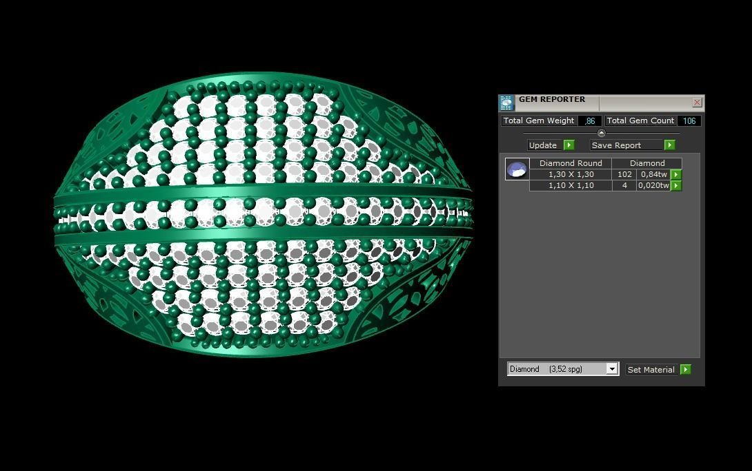 Woman Rings 3D 3D print model_3