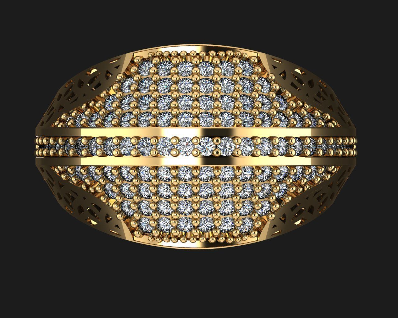 Woman Rings 3D 3D print model_2