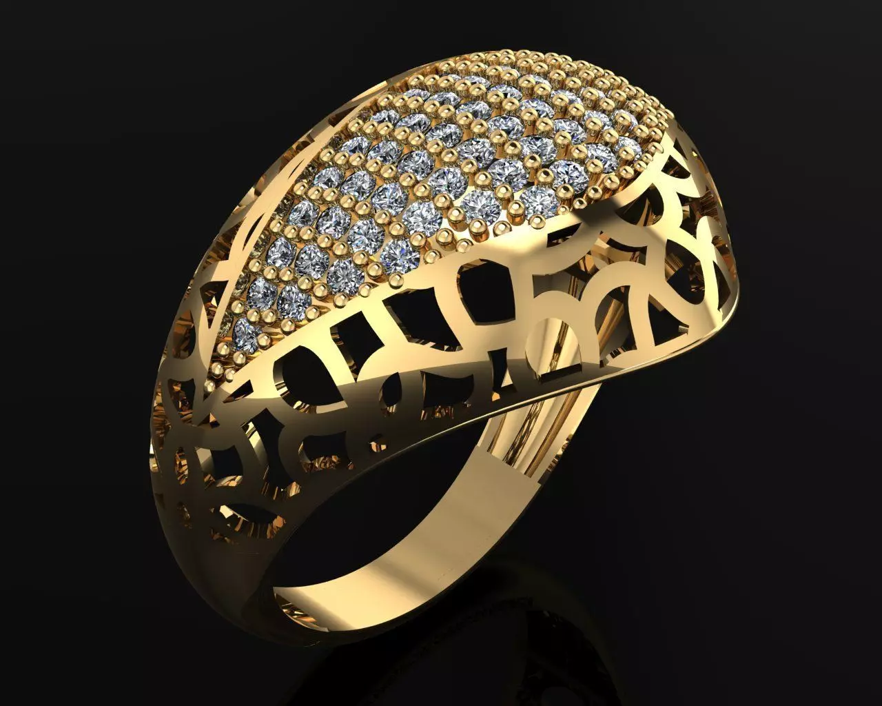 Woman Rings 3D 3D print model_0