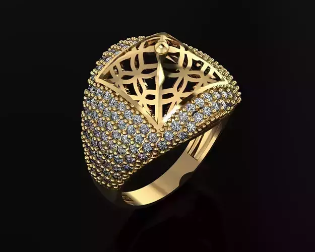  Woman Rings 3D