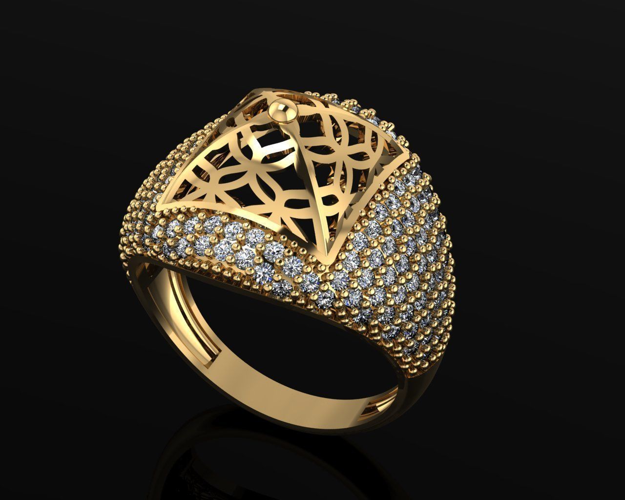  Woman Rings 3D 3D print model_1