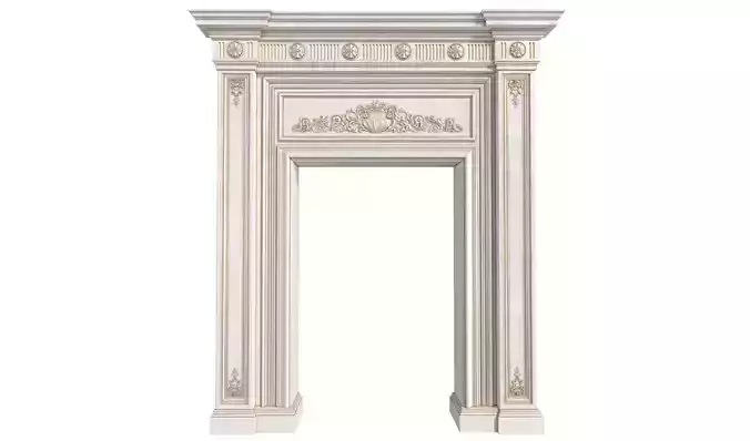 Arched doorway Arch in classic style  Door Portal