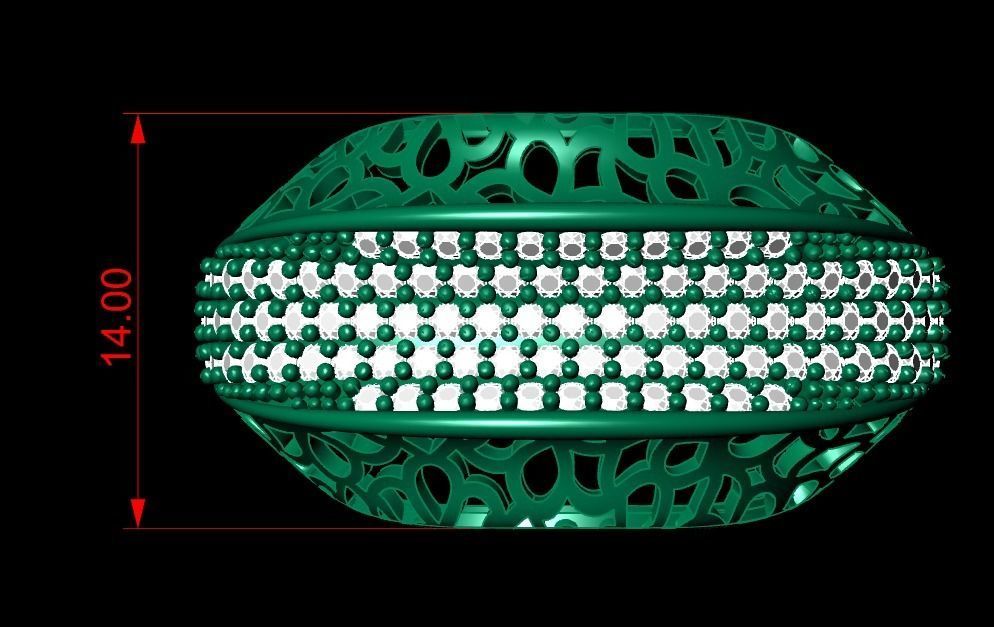 Woman Rings 3D 3D print model_4