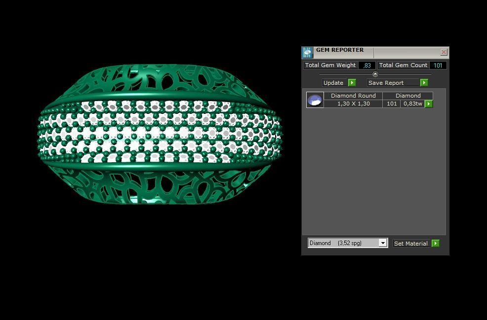 Woman Rings 3D 3D print model_3