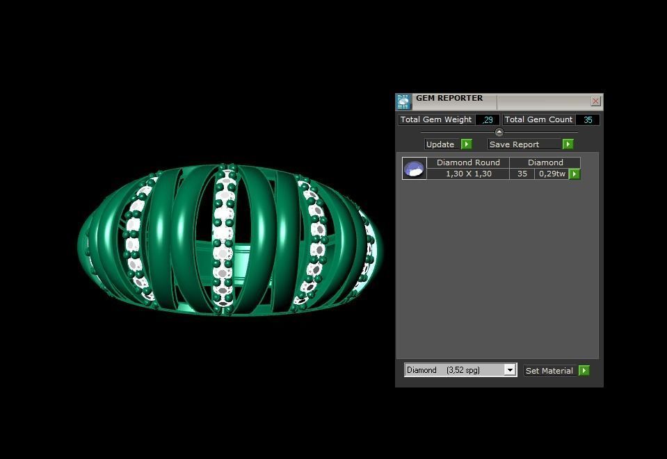  Woman Rings 3D 3D print model_3