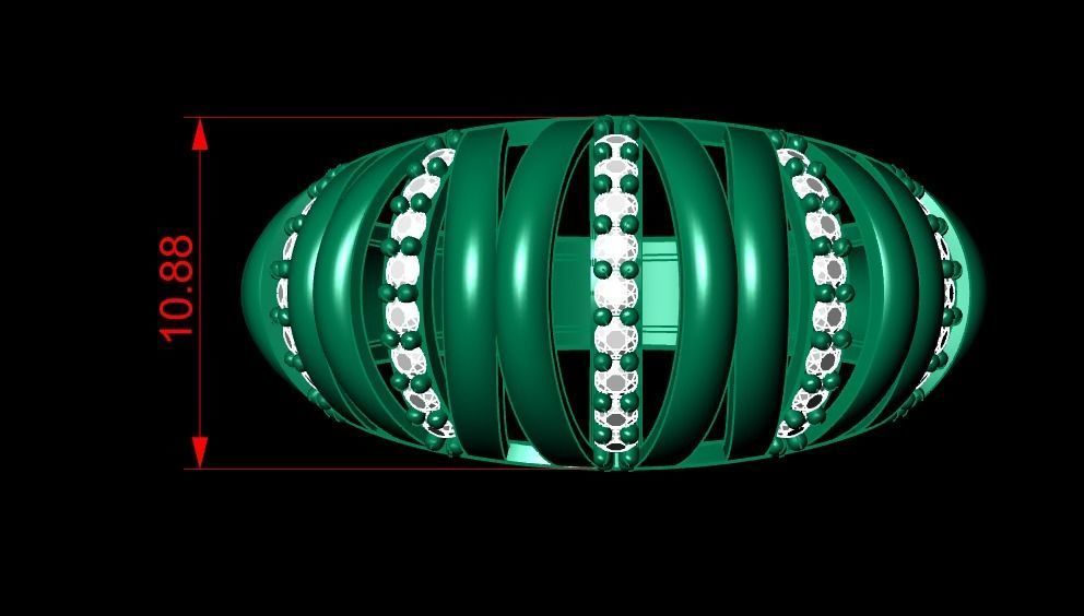  Woman Rings 3D 3D print model_4