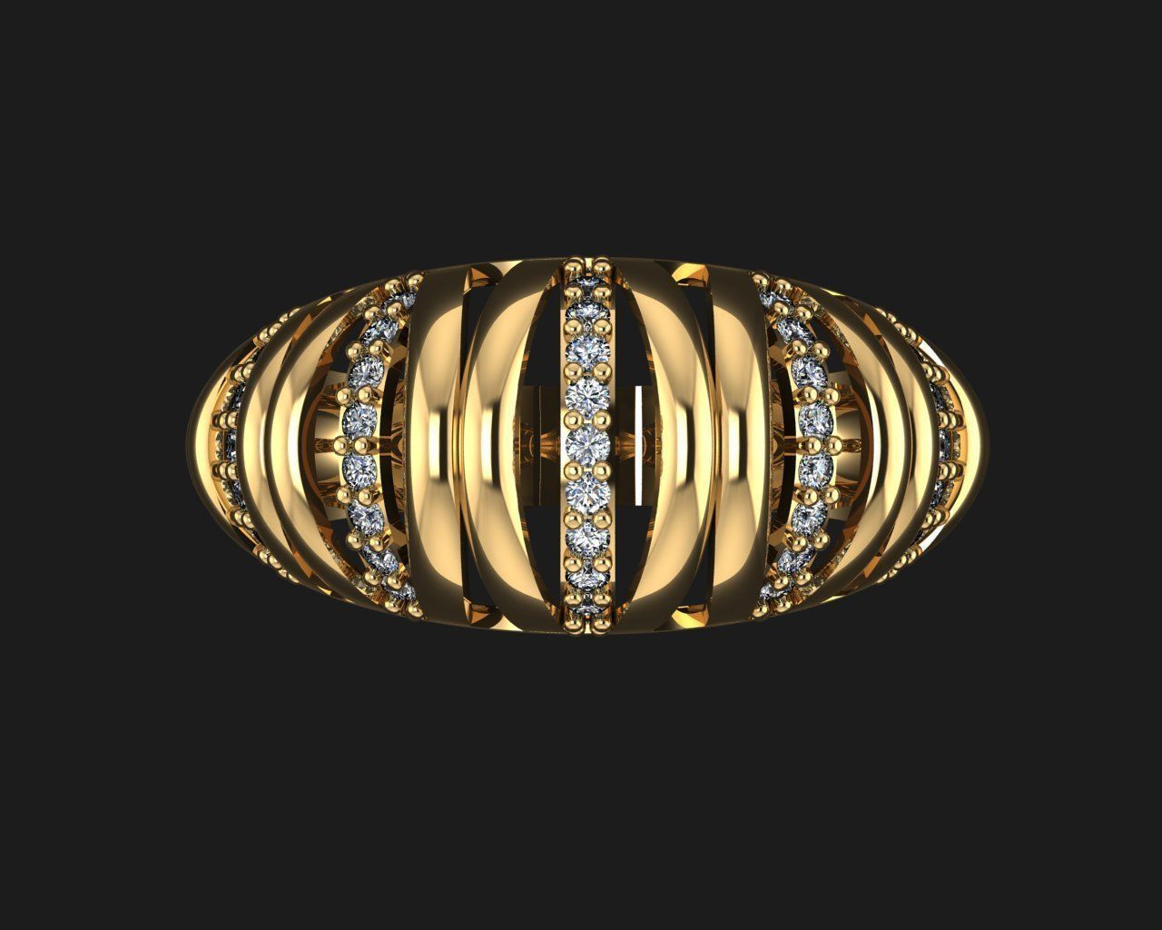  Woman Rings 3D 3D print model_2