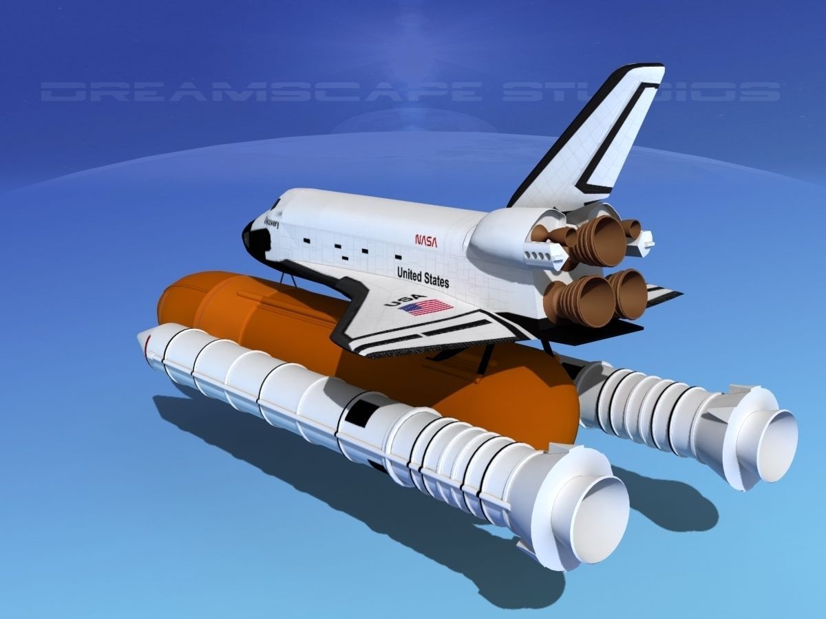 STS Shuttle Discovery Launch MP 2-1  3D model_7