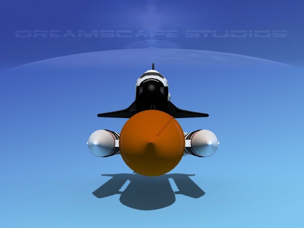 STS Shuttle Discovery Launch MP 2-1  3D model_1