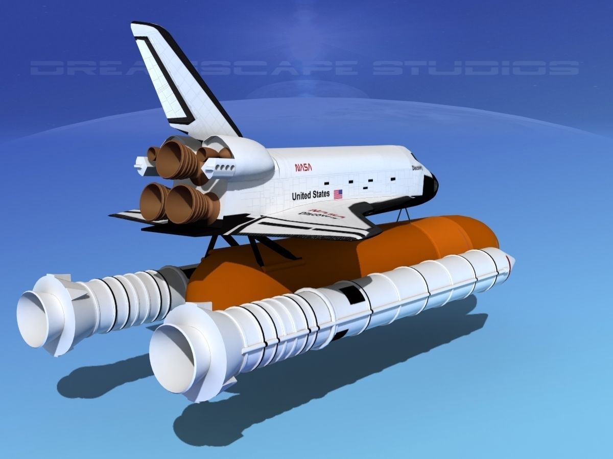 STS Shuttle Discovery Launch MP 2-1  3D model_5