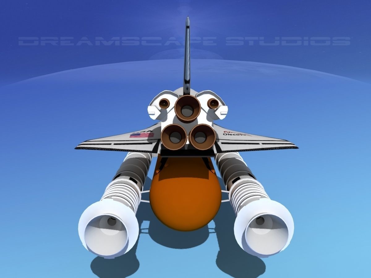 STS Shuttle Discovery Launch MP 2-1  3D model_6