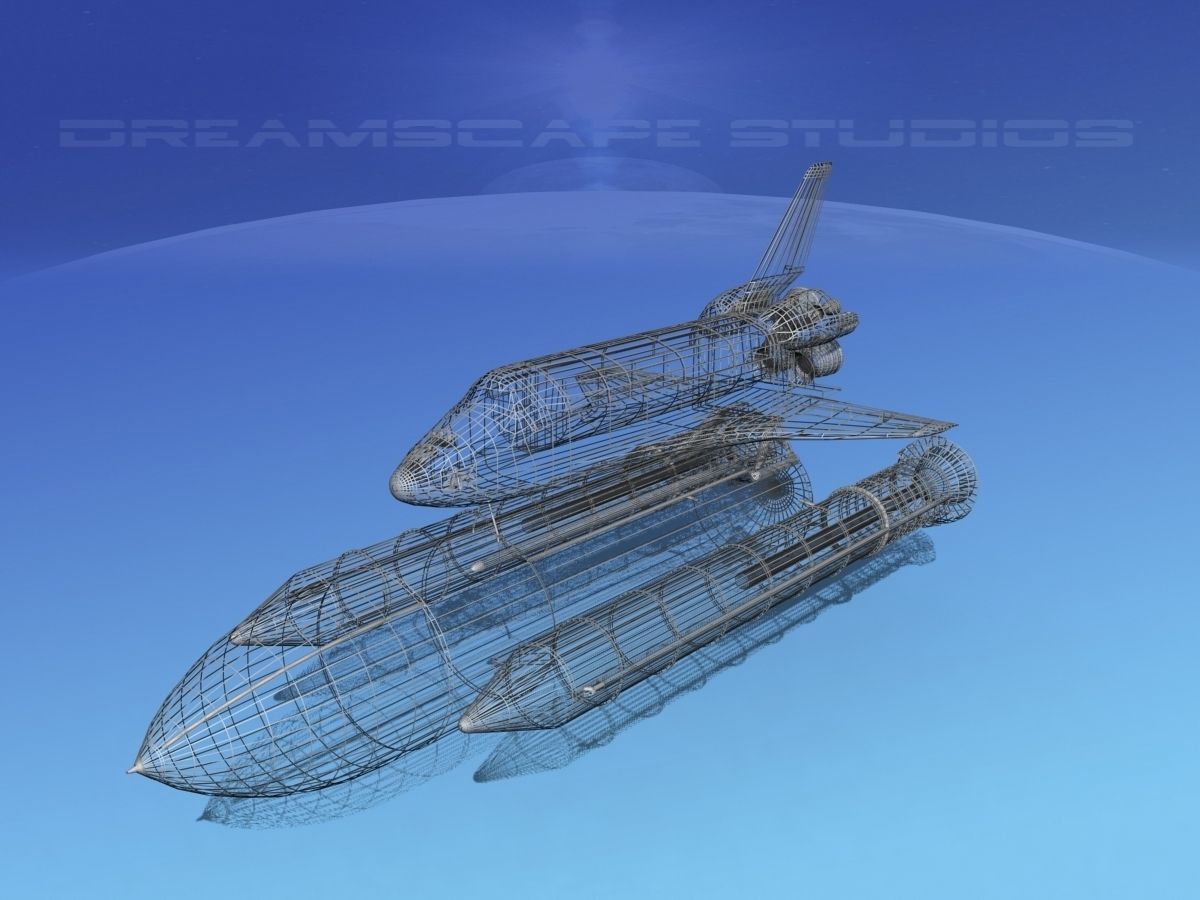 STS Shuttle Discovery Launch MP 2-1  3D model_13