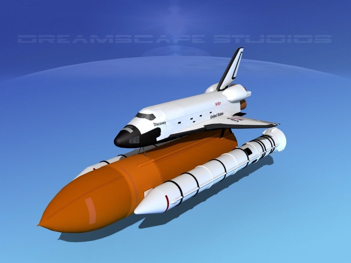 STS Shuttle Discovery Launch MP 2-1  3D model_10