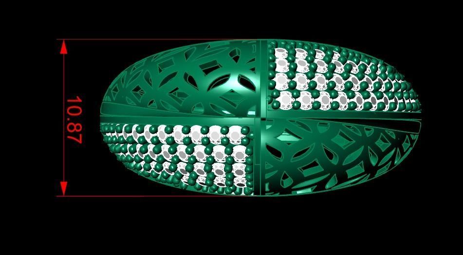 Woman Rings 3D 3D print model_4