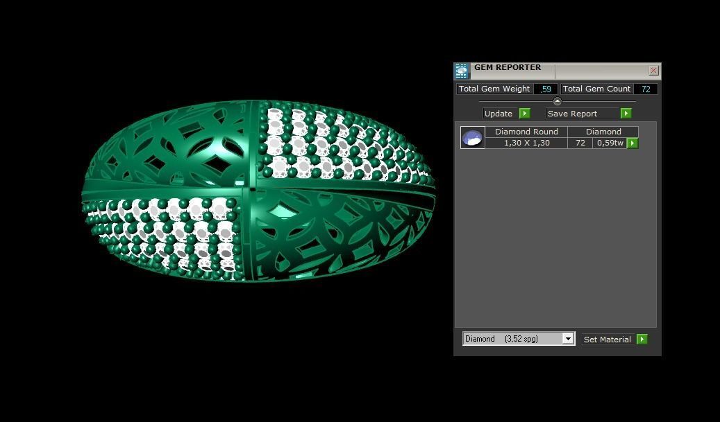 Woman Rings 3D 3D print model_3