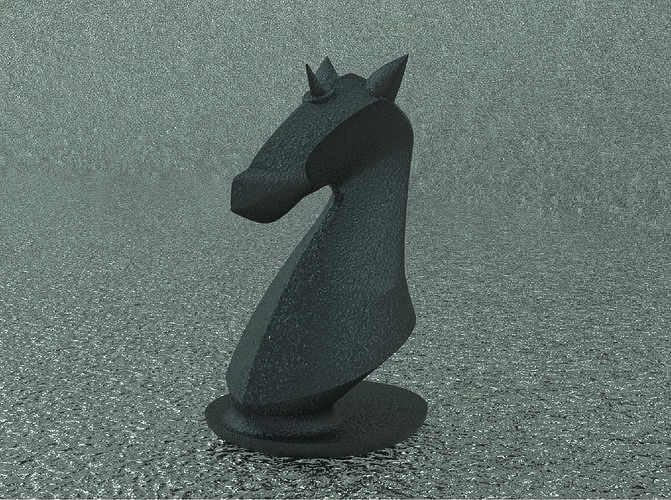 Puffing Chess - Knight 3D print model