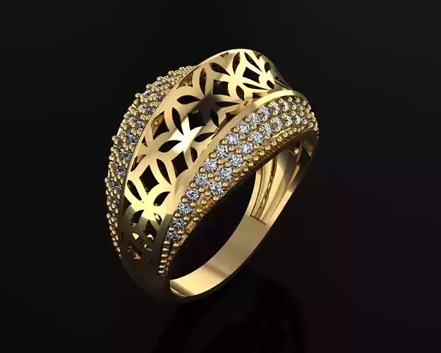 Woman Rings 3D