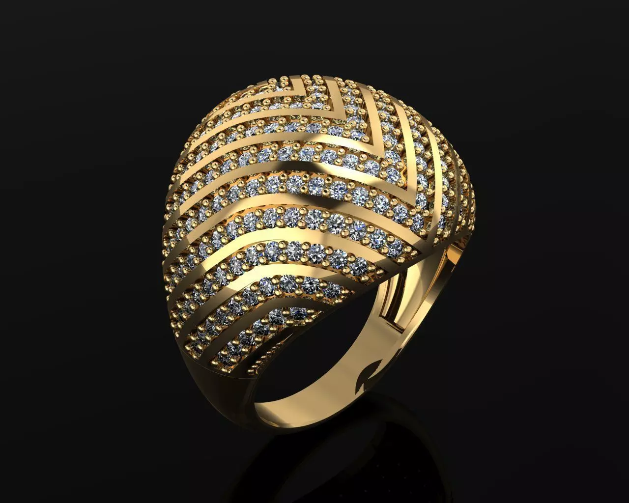 Woman Rings 3D 3D print model_0