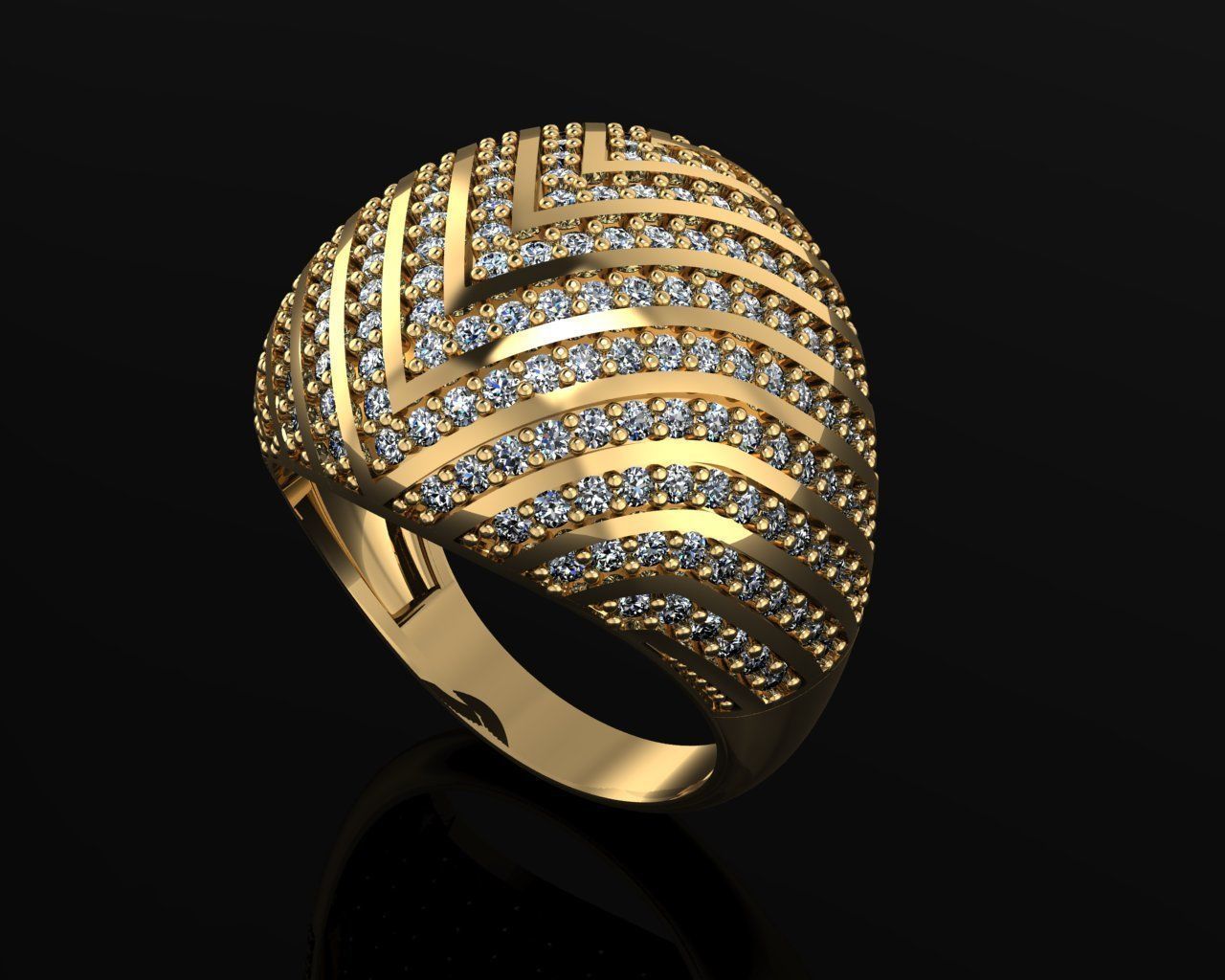 Woman Rings 3D 3D print model_1