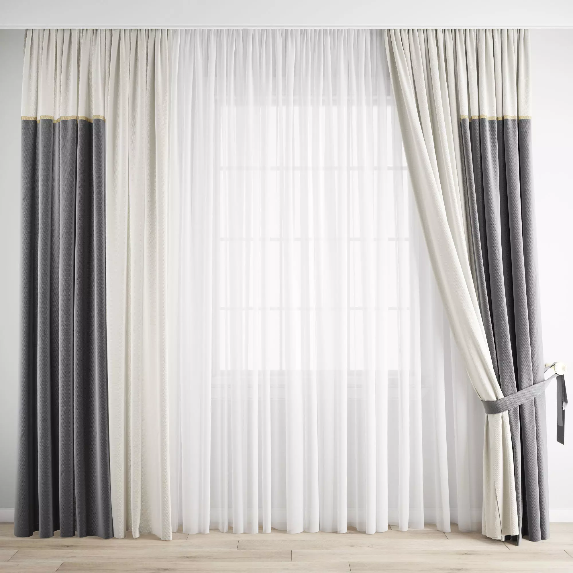 Curtain 226 3D model_0