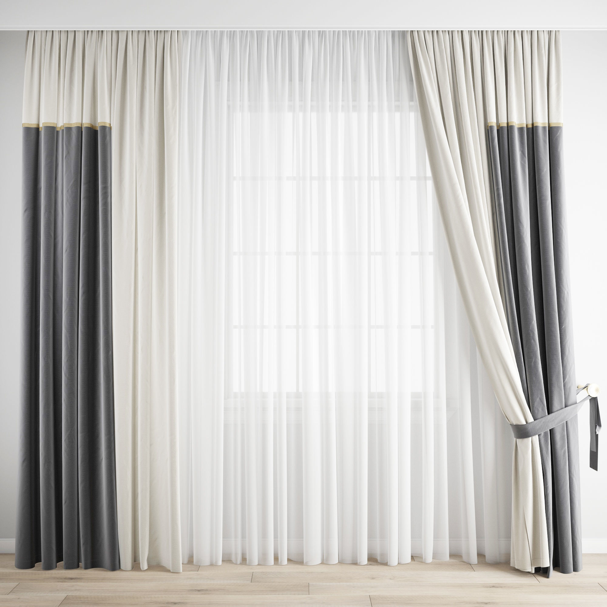 Curtain 226 3D model_6
