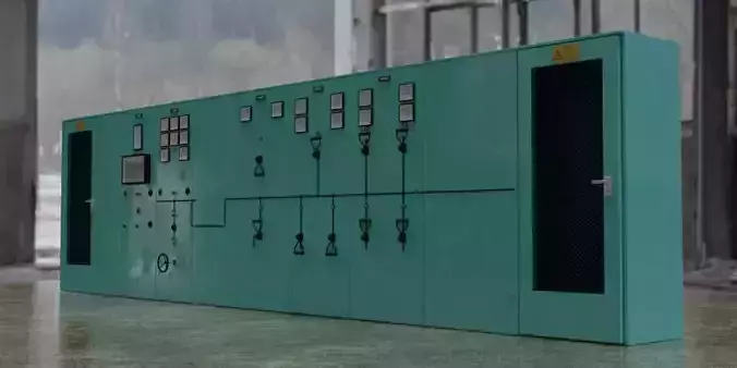 Control Panel Wall 3D model