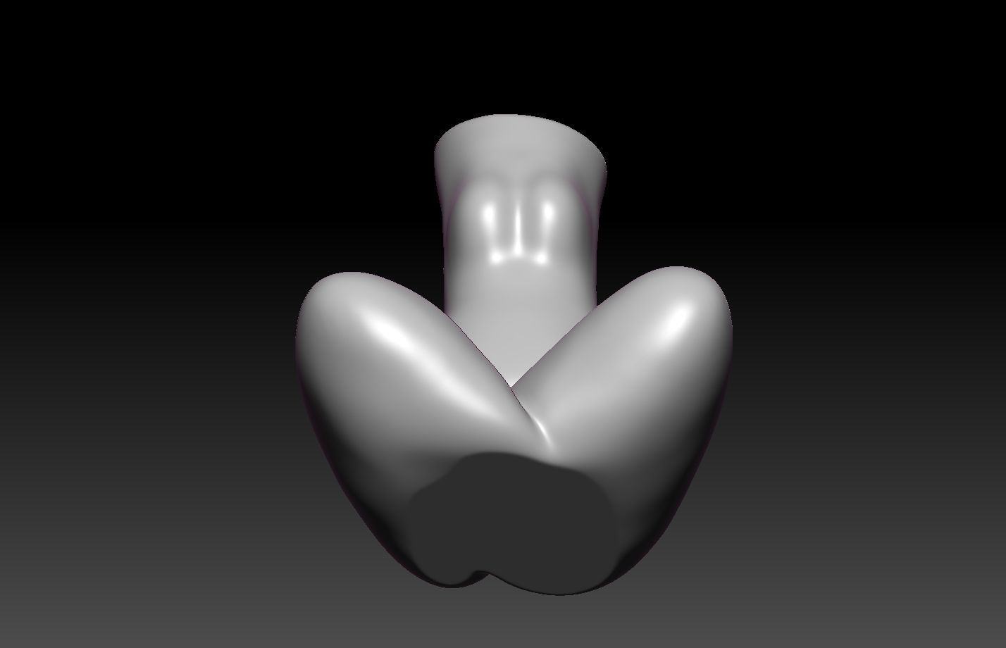 Woman Vase 3D print model_15