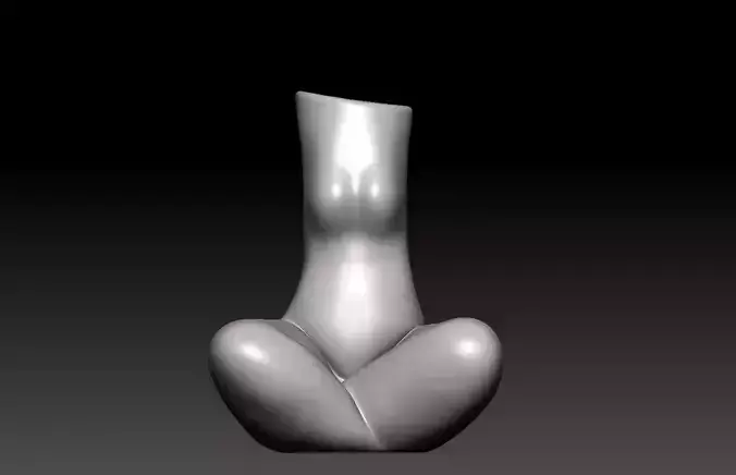 Woman Vase 3D print model