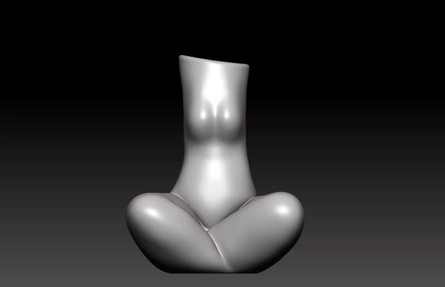 Woman Vase 3D print model_0