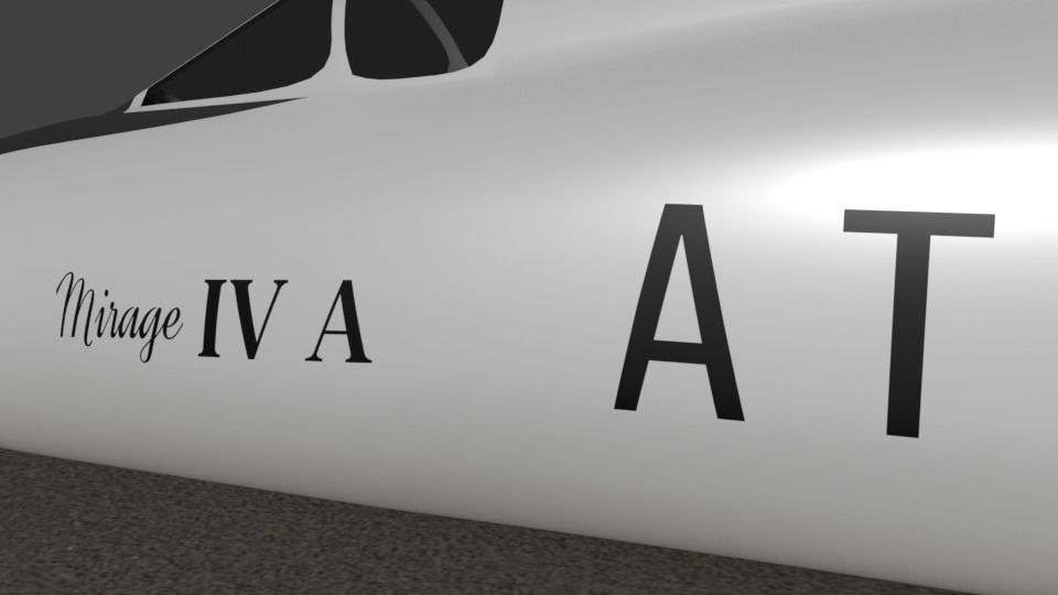 Dassault Mirage IV 3D model_4