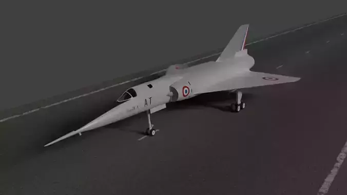 Dassault Mirage IV 3D model