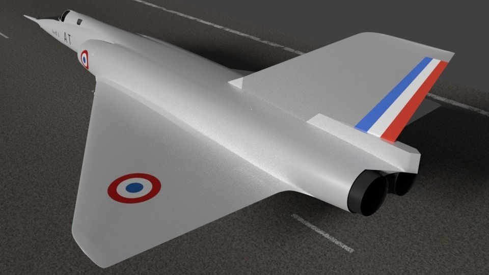 Dassault Mirage IV 3D model_6