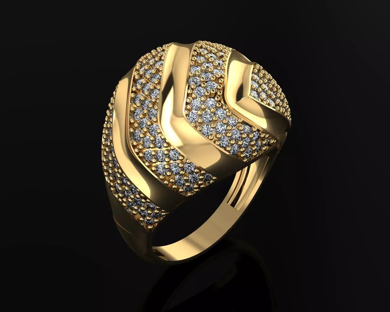 Woman Rings 3D 3D print model_0
