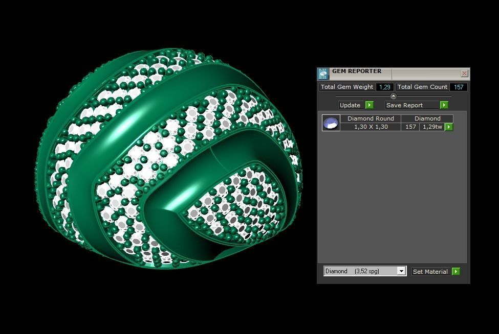 Woman Rings 3D 3D print model_3