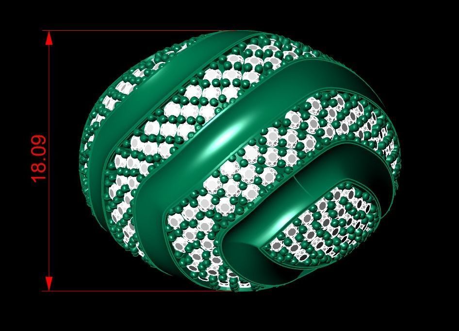 Woman Rings 3D 3D print model_4