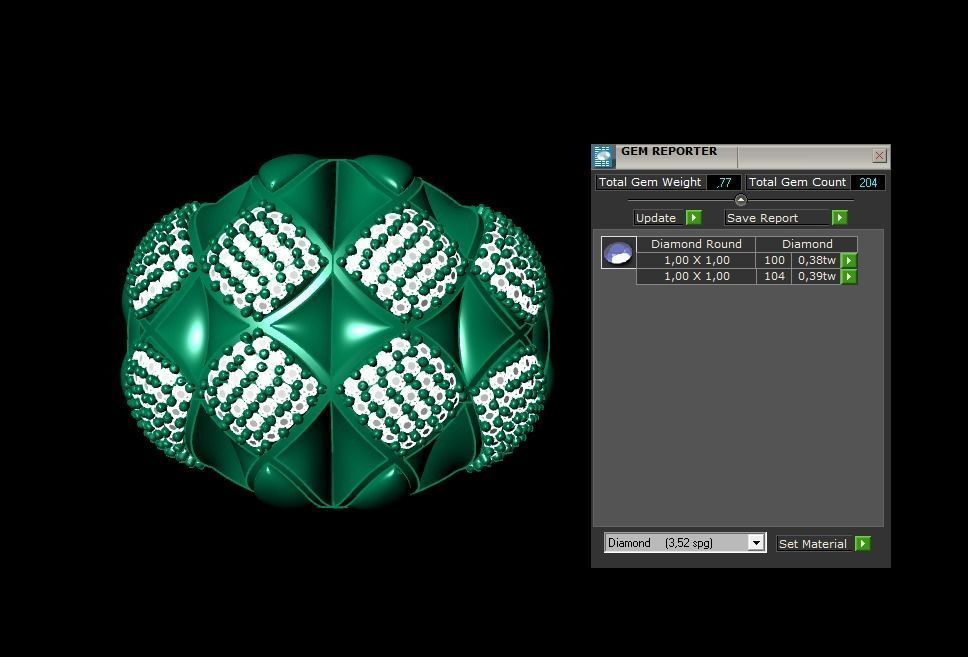 Woman Rings 3D 3D print model_3
